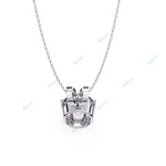 Load image into Gallery viewer, Round Solitaire Pendant PE1242

