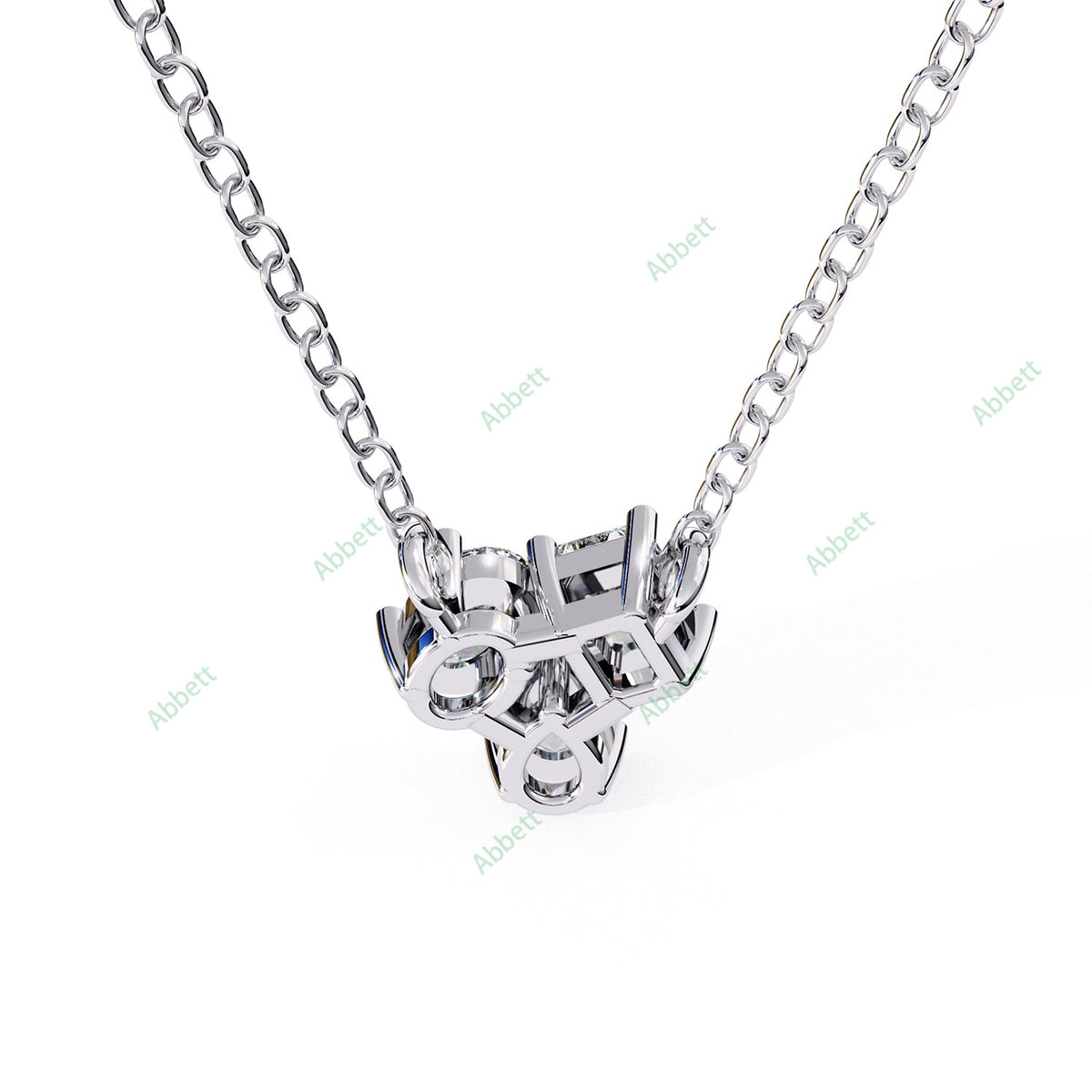 Three Stone Fashion Pendant PE1244