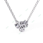 Load image into Gallery viewer, Emerald Three Stone Pendant PE1244
