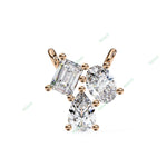 Load image into Gallery viewer, Emerald Three Stone Pendant PE1244
