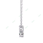 Load image into Gallery viewer, Emerald Three Stone Pendant PE1244
