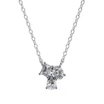 Load image into Gallery viewer, Emerald Three Stone Pendant PE1244
