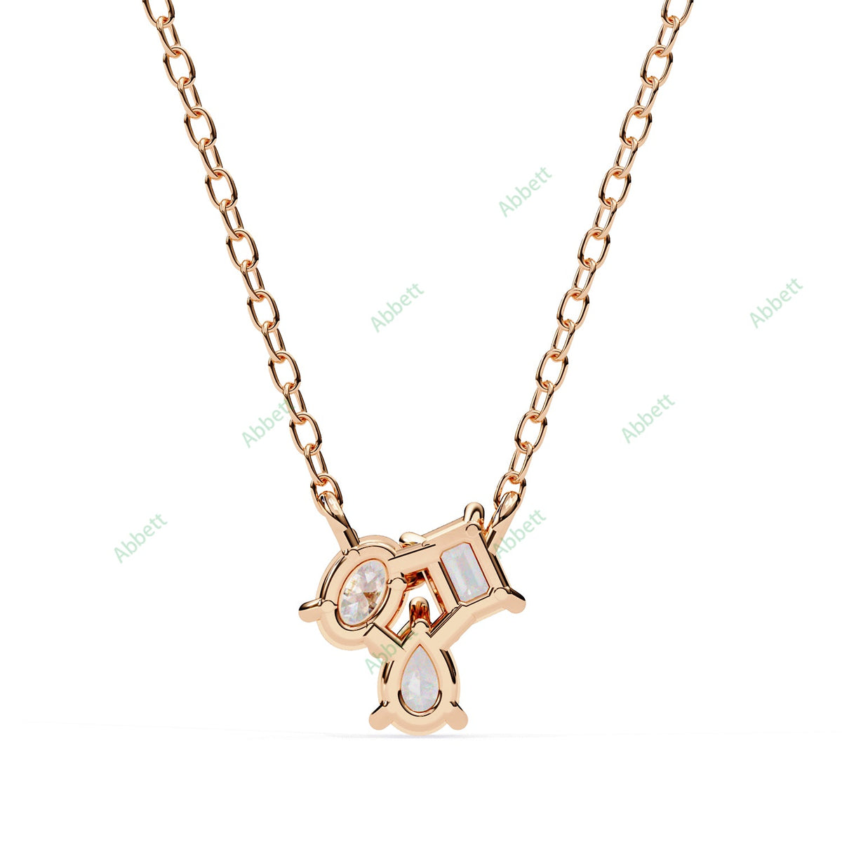 Three Stone Fashion Pendant PE1244