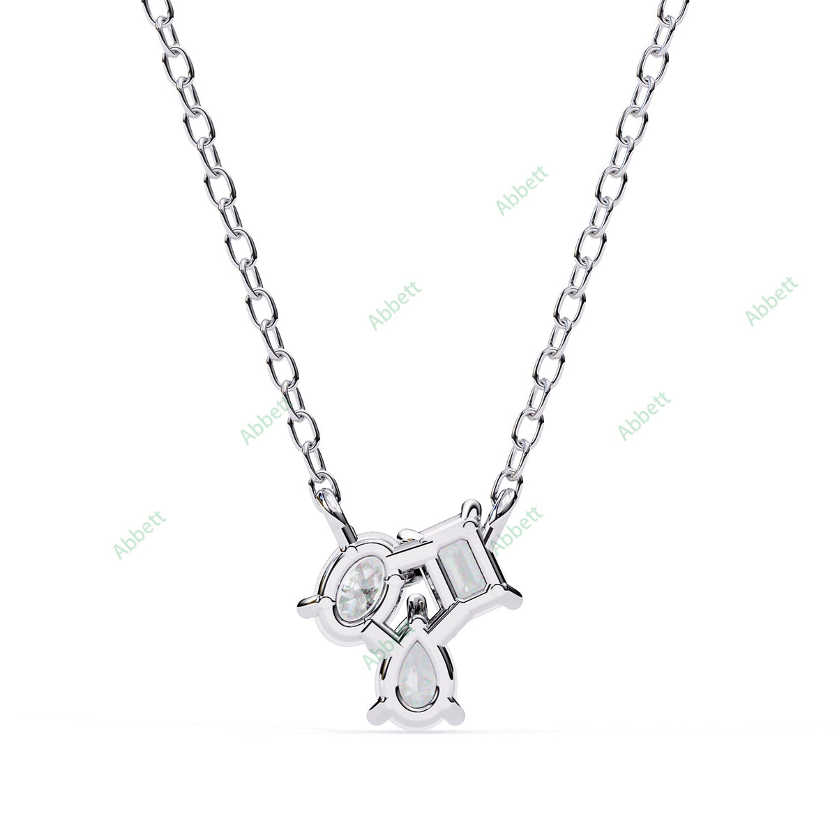 Three Stone Fashion Pendant PE1244