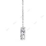 Load image into Gallery viewer, Emerald Three Stone Pendant PE1244

