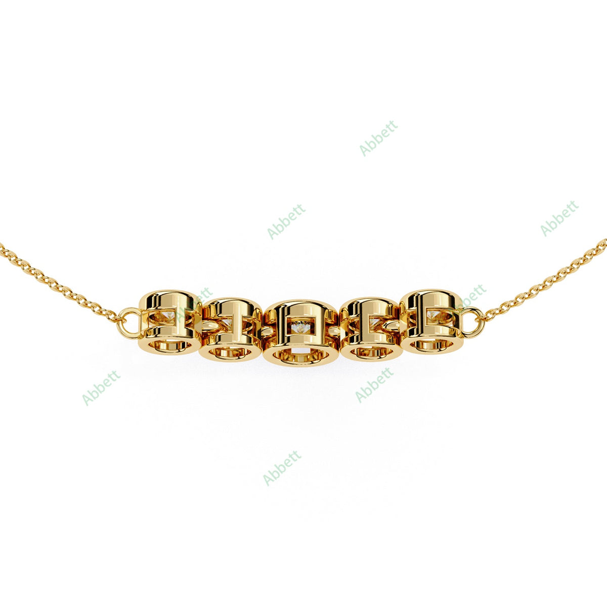 Bezel Bar Pendant PE1245