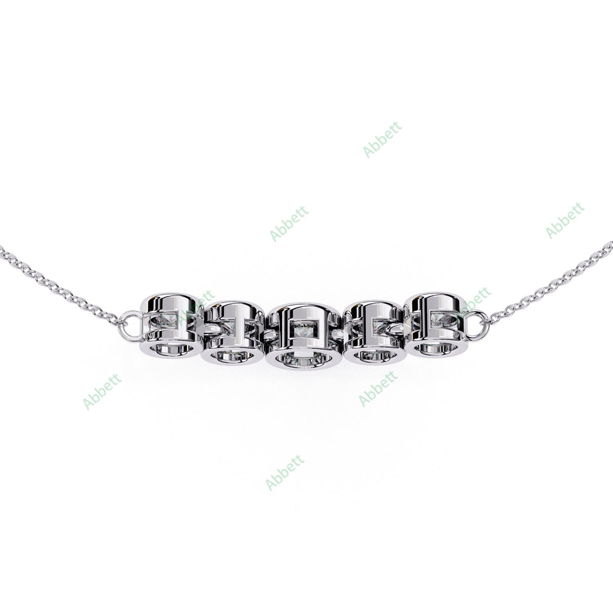 Bezel Bar Pendant PE1245