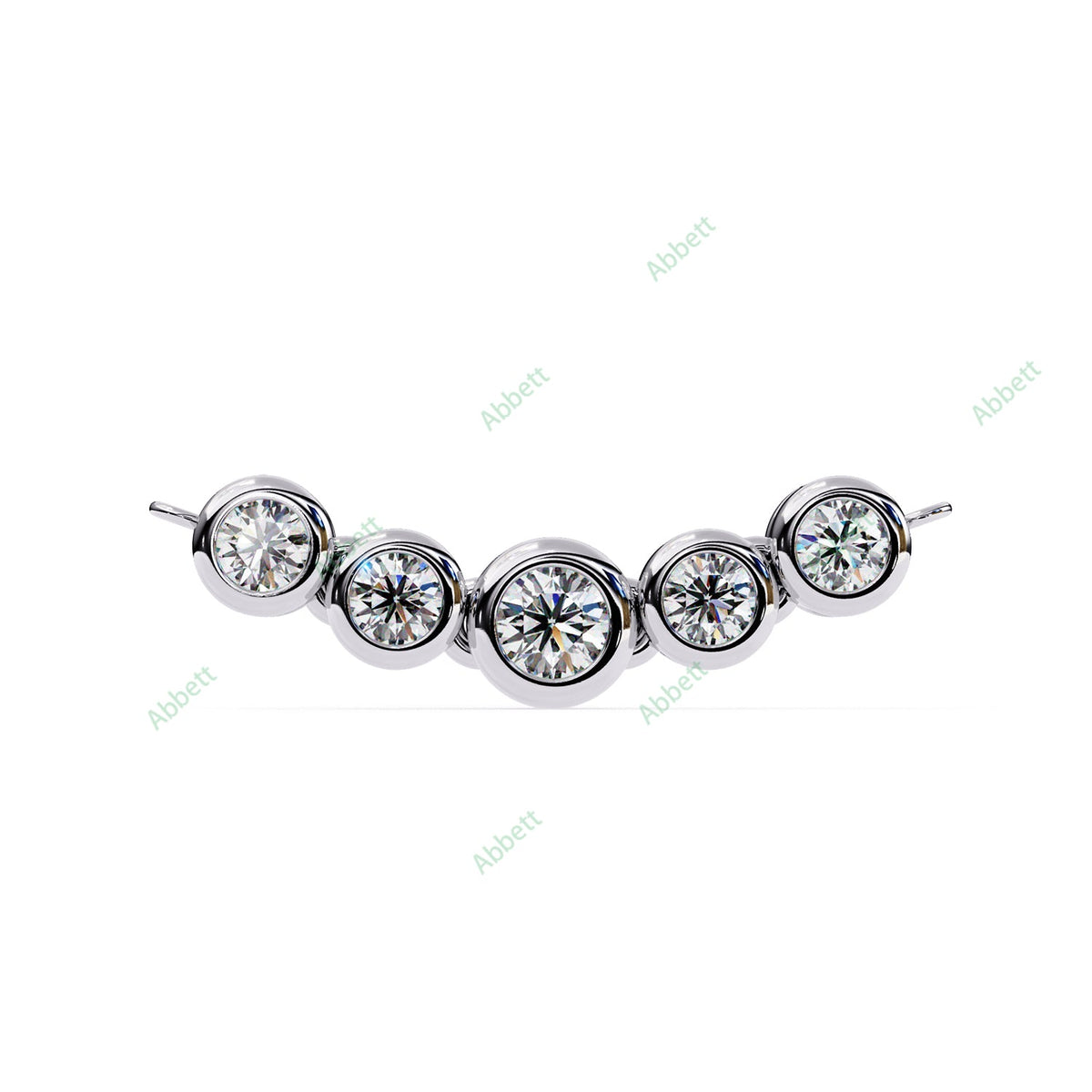 Bezel Bar Pendant PE1245
