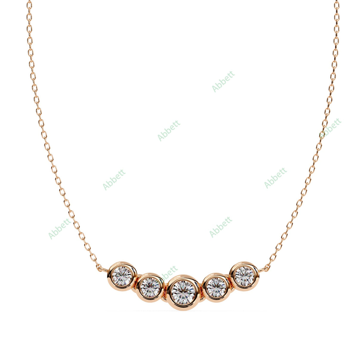 Bezel Bar Pendant PE1245