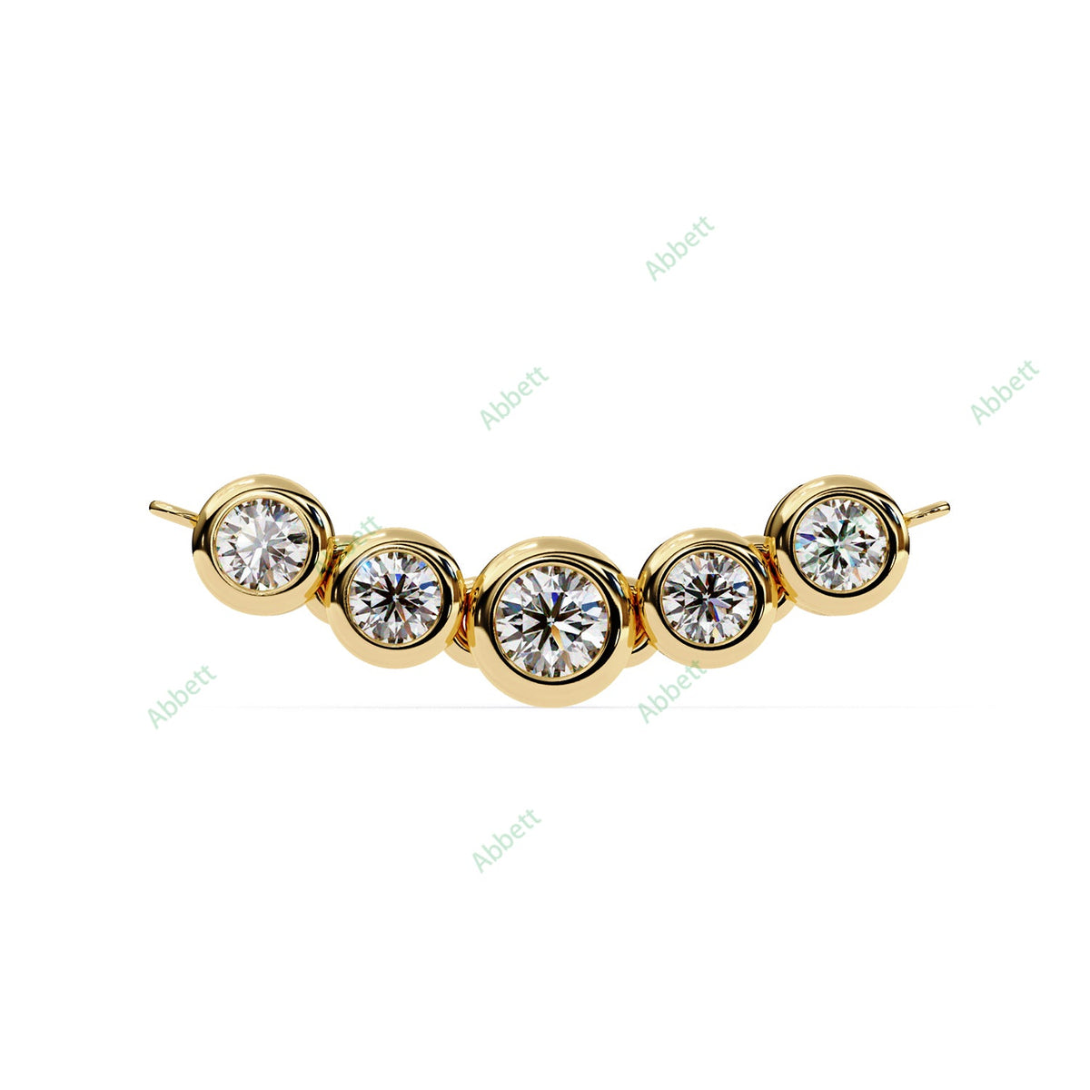 Bezel Bar Pendant PE1245