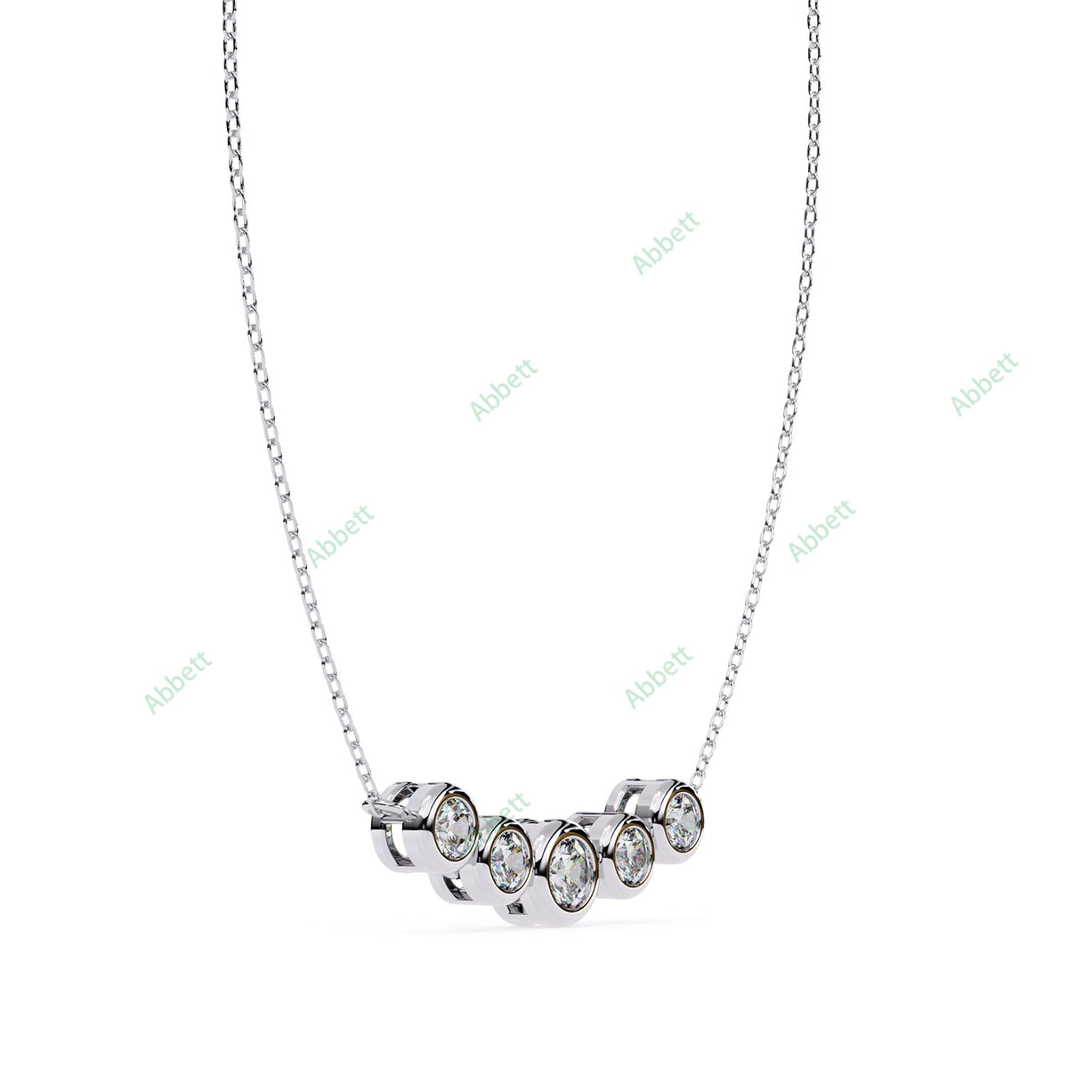 Bezel Bar Pendant PE1245