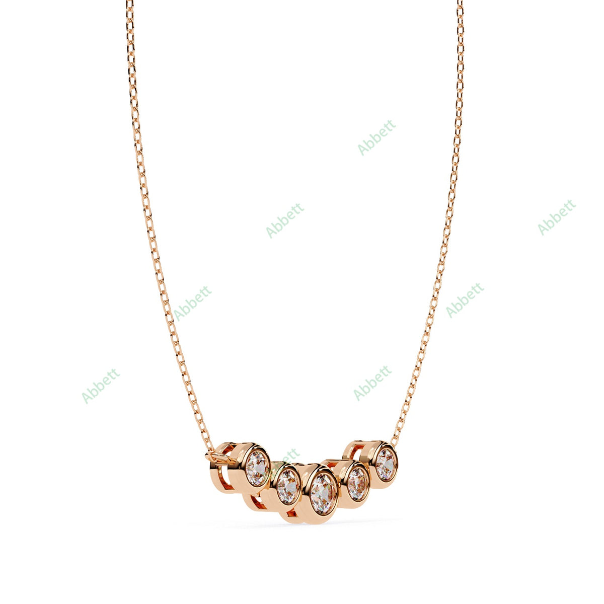 Bezel Bar Pendant PE1245