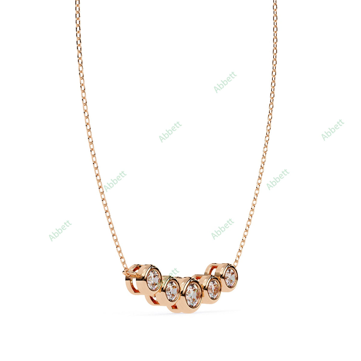 Bezel Bar Pendant PE1245