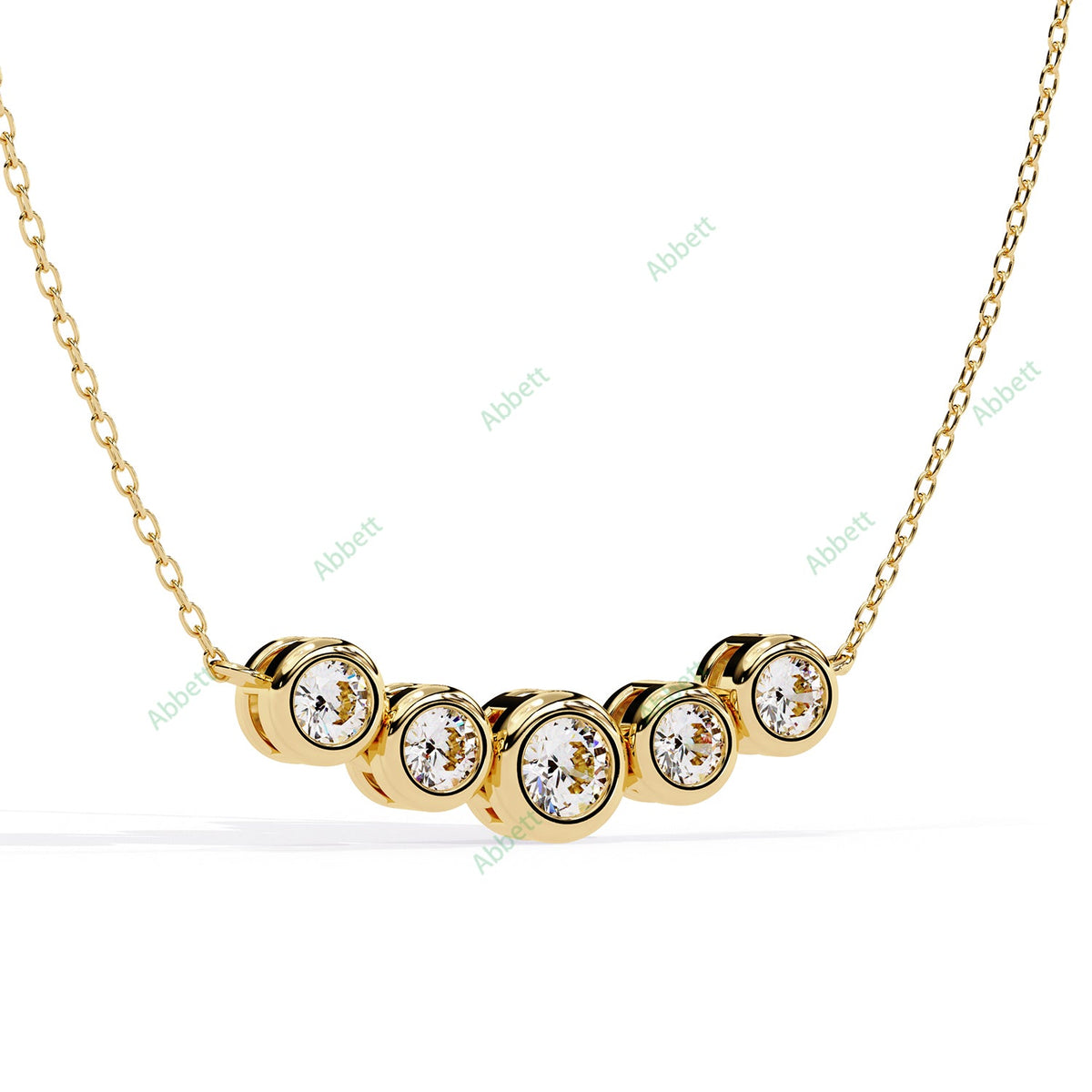 Bezel Bar Pendant PE1245
