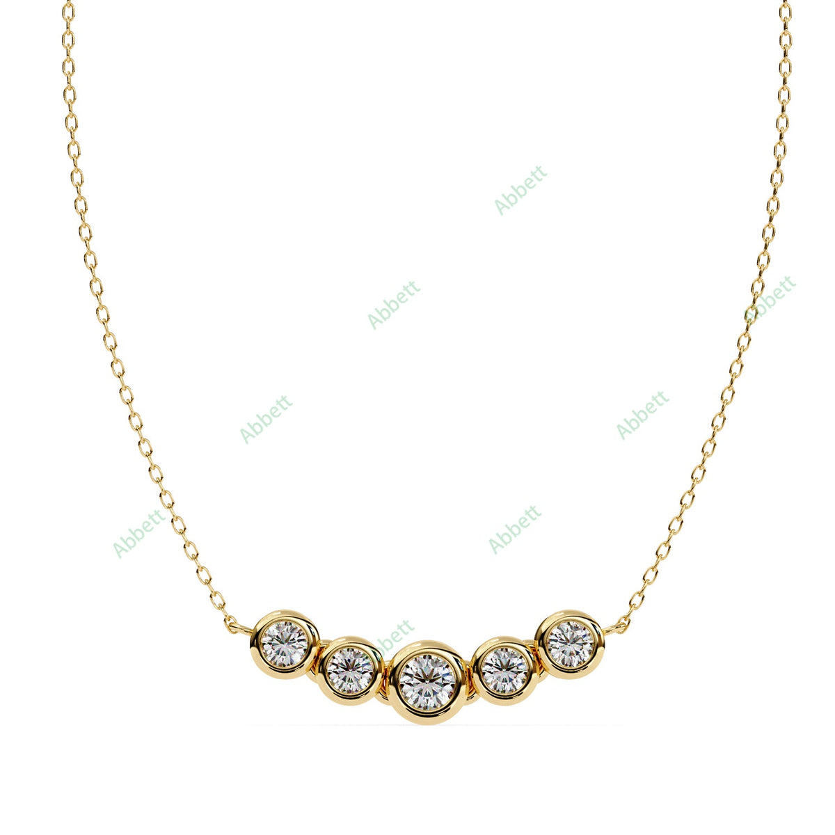 Bezel Bar Pendant PE1245