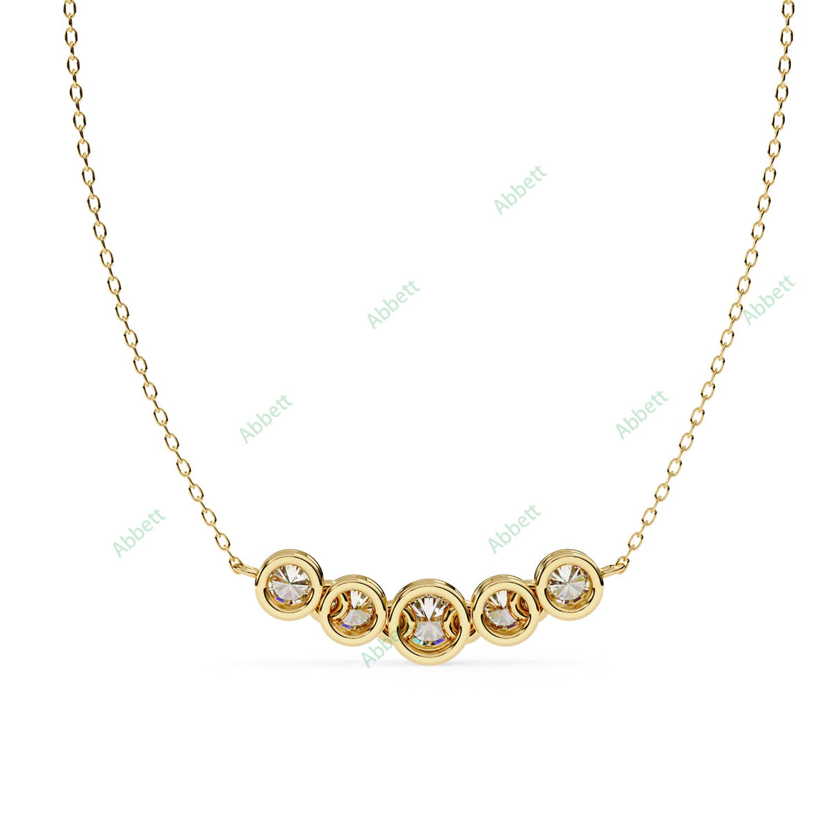 Bezel Bar Pendant PE1245