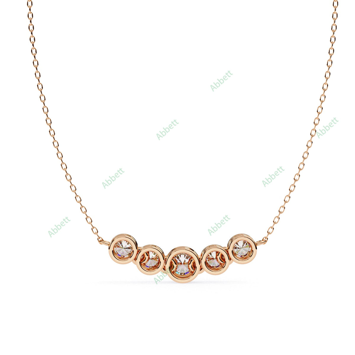 Bezel Bar Pendant PE1245