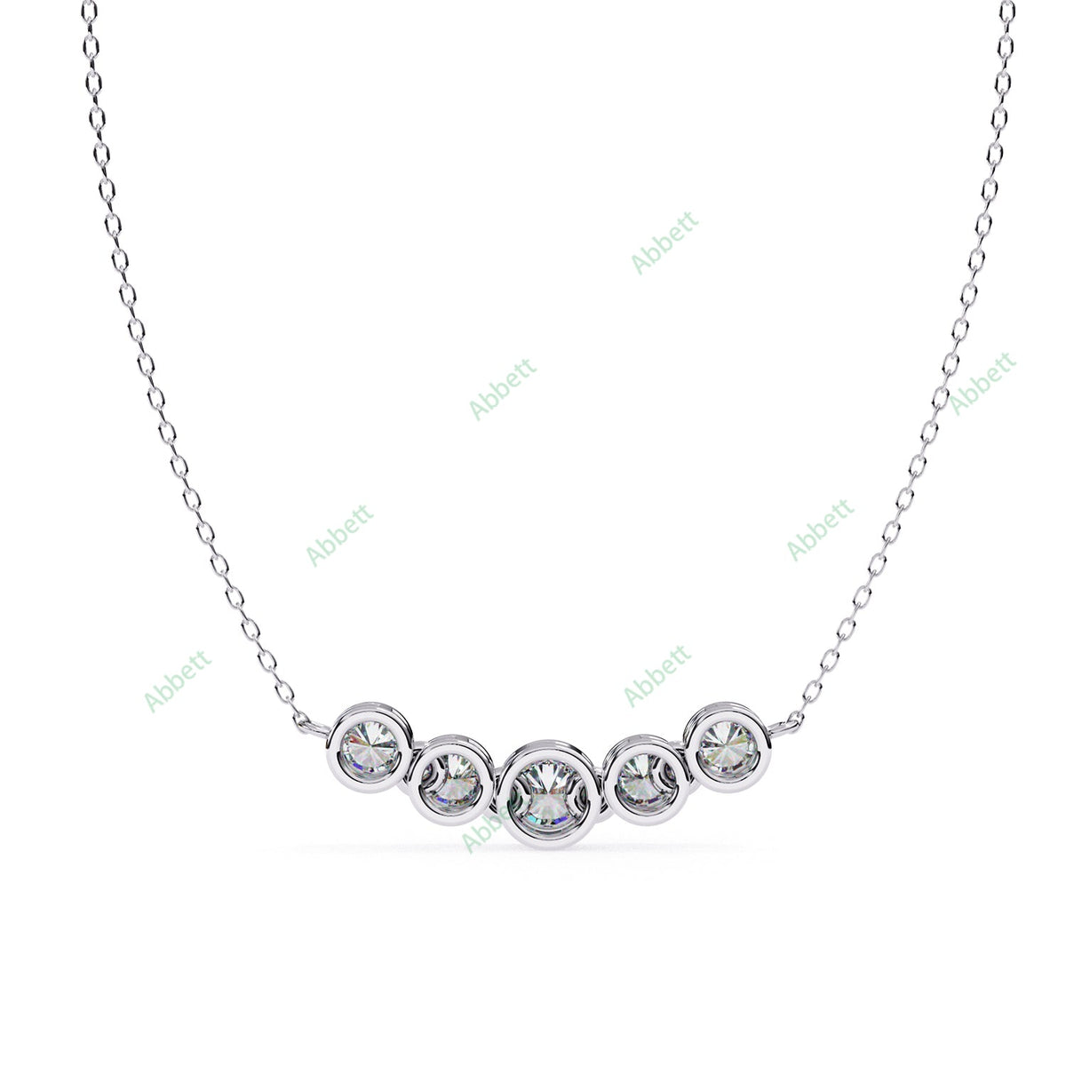 Bezel Bar Pendant PE1245