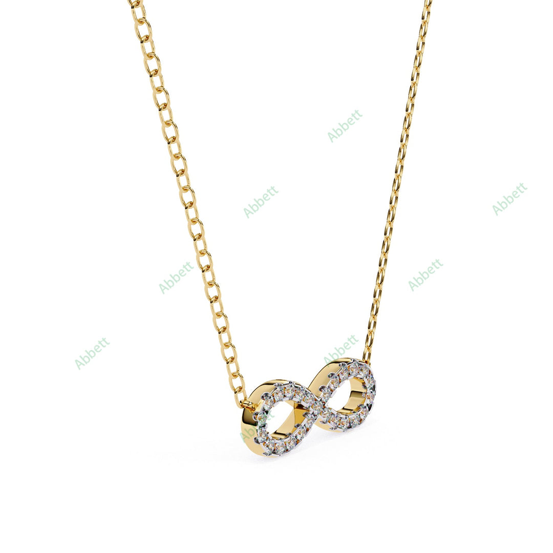 Round Infinity Pendant PE1246
