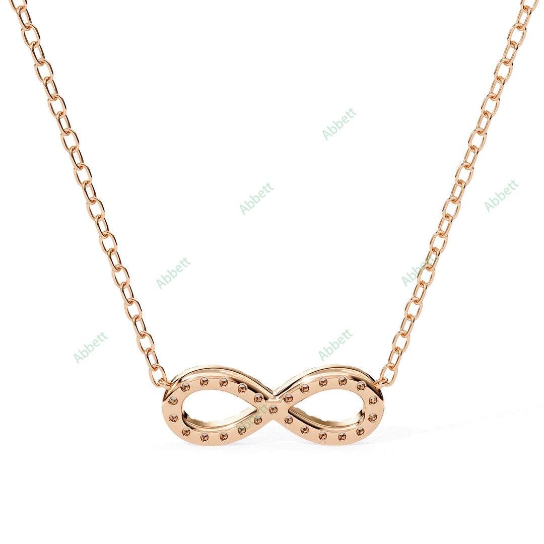 Round Infinity Pendant PE1246