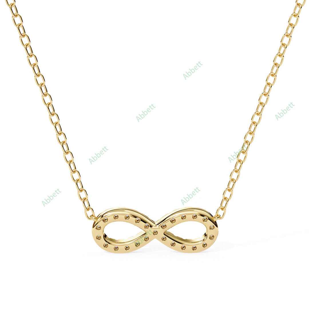 Round Infinity Pendant PE1246