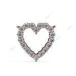 Load image into Gallery viewer, Round Heart Pendant PE1247

