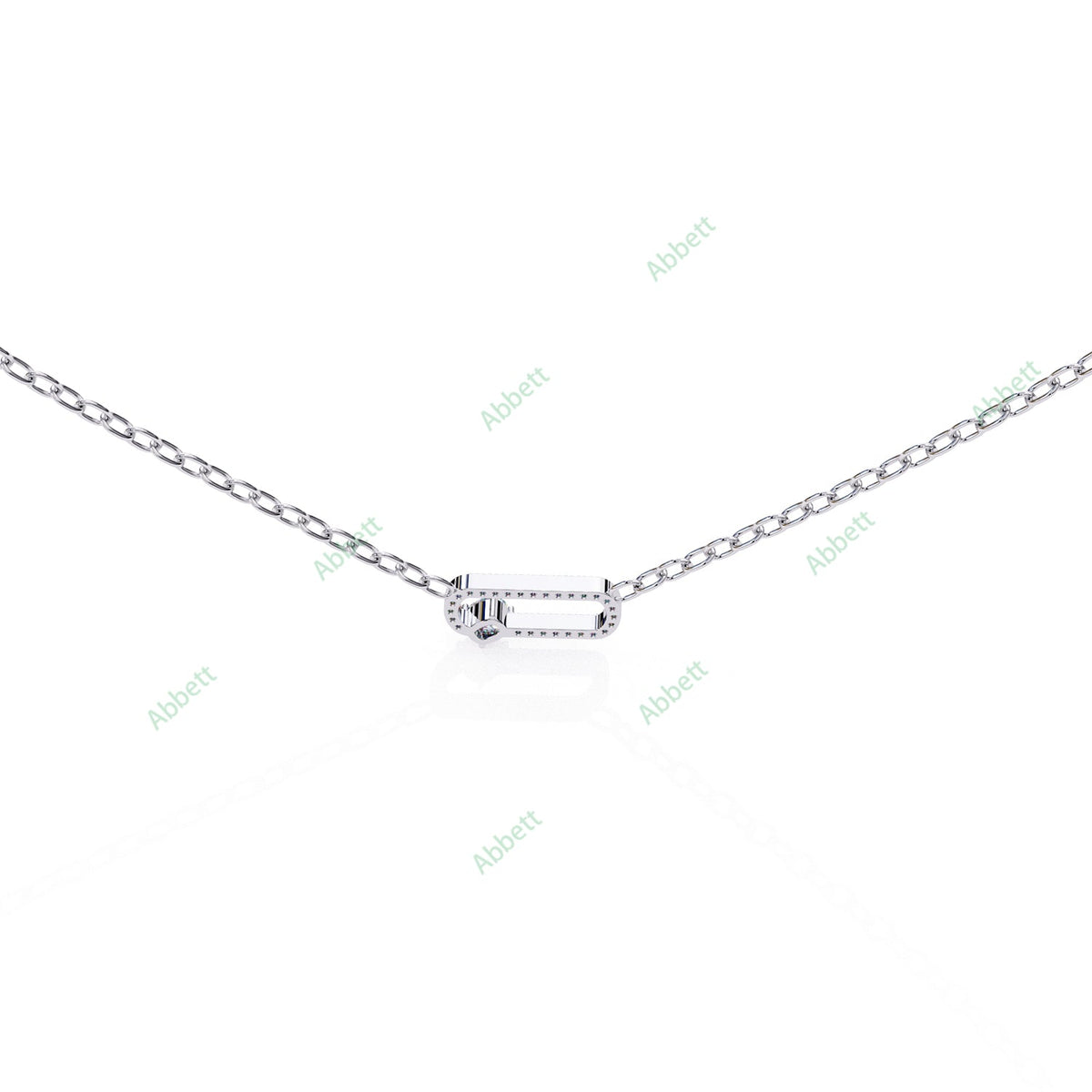 Paperclip Designer Pendant PE1249
