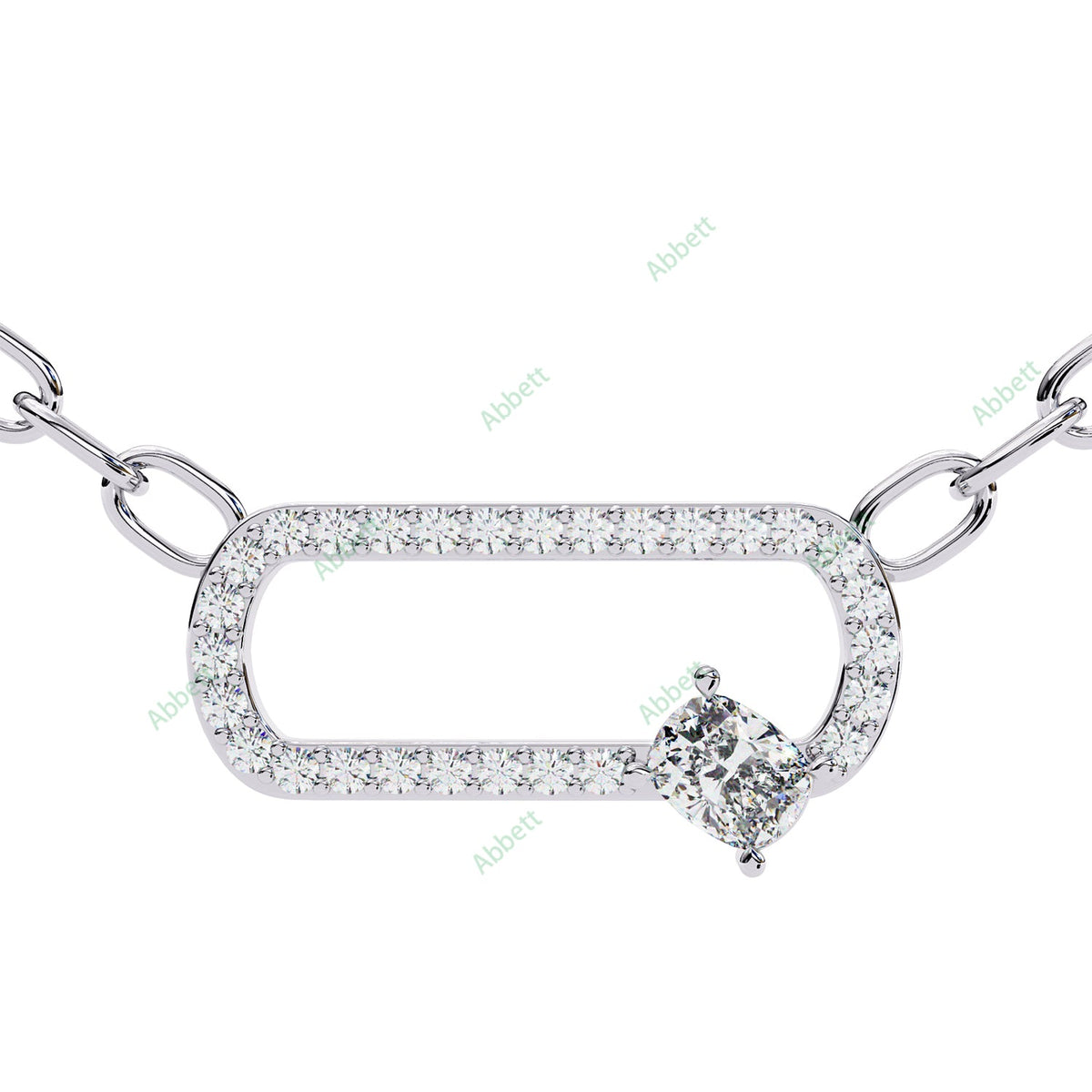 Paperclip Designer Pendant PE1249