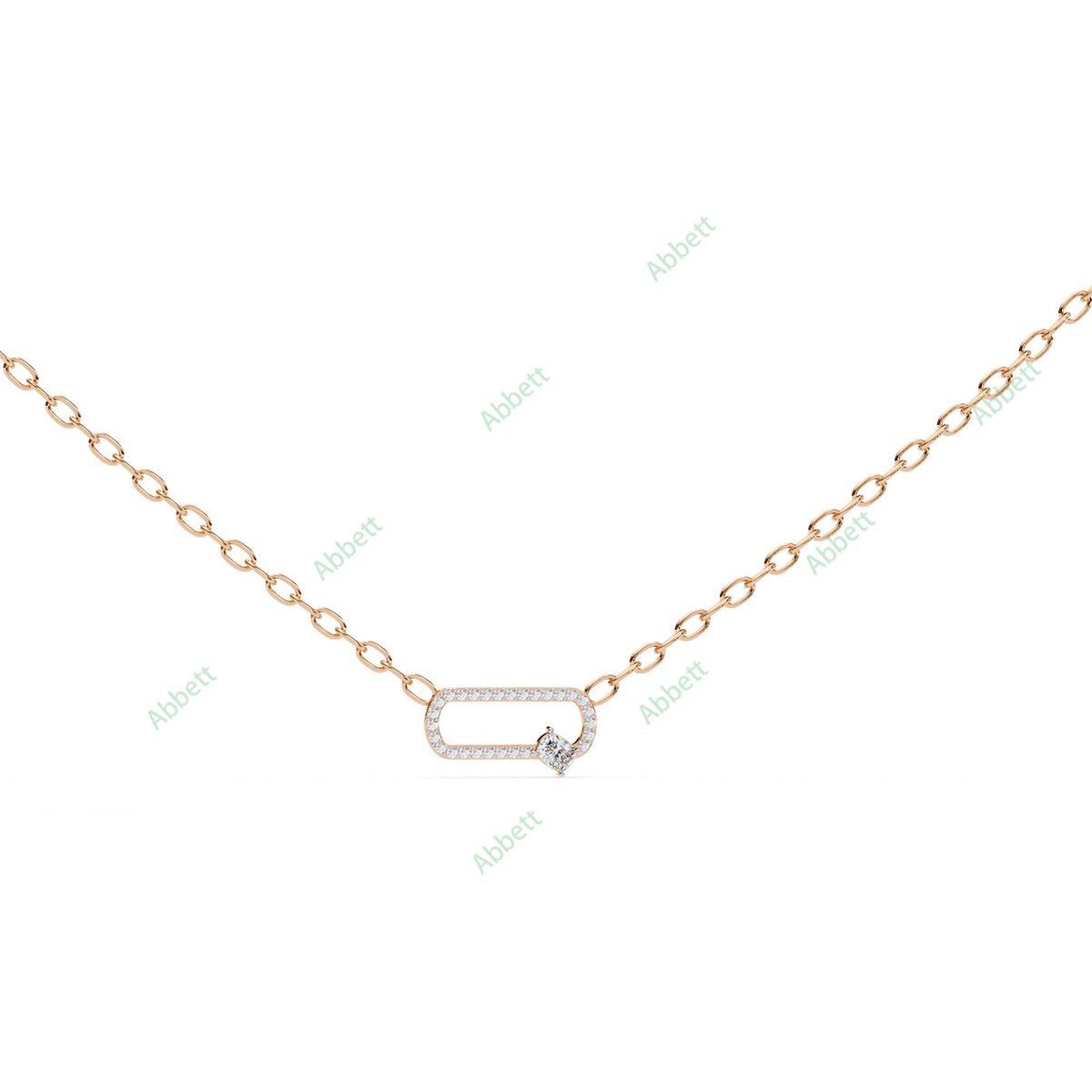 Paperclip Designer Pendant PE1249