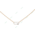 Load image into Gallery viewer, Round Paperclip Pendant PE1249
