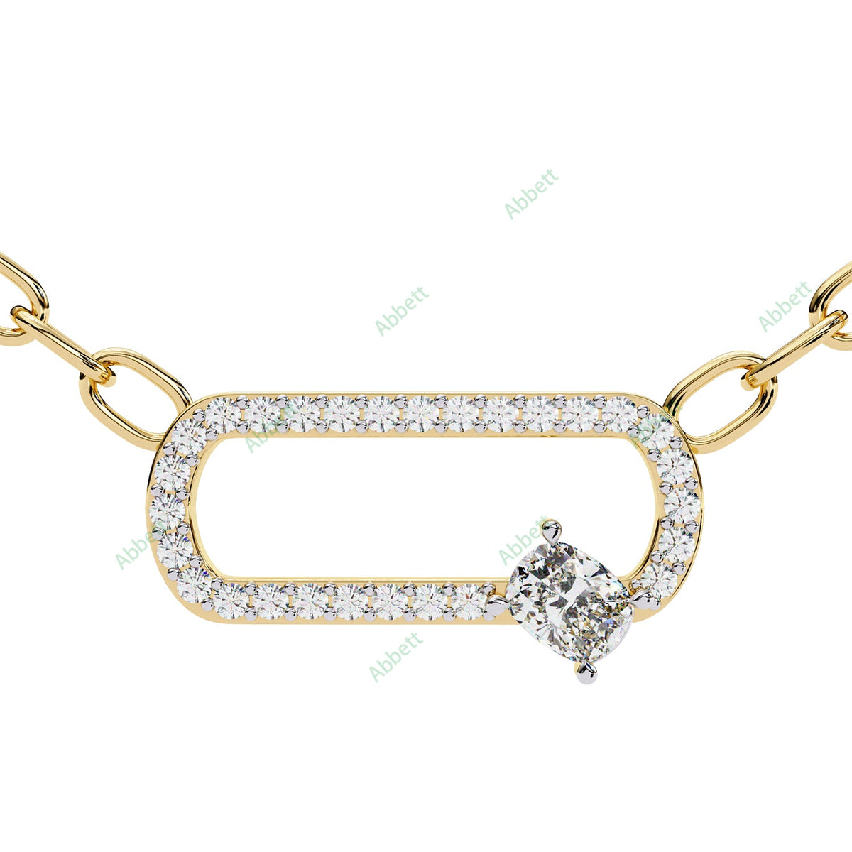 Paperclip Designer Pendant PE1249
