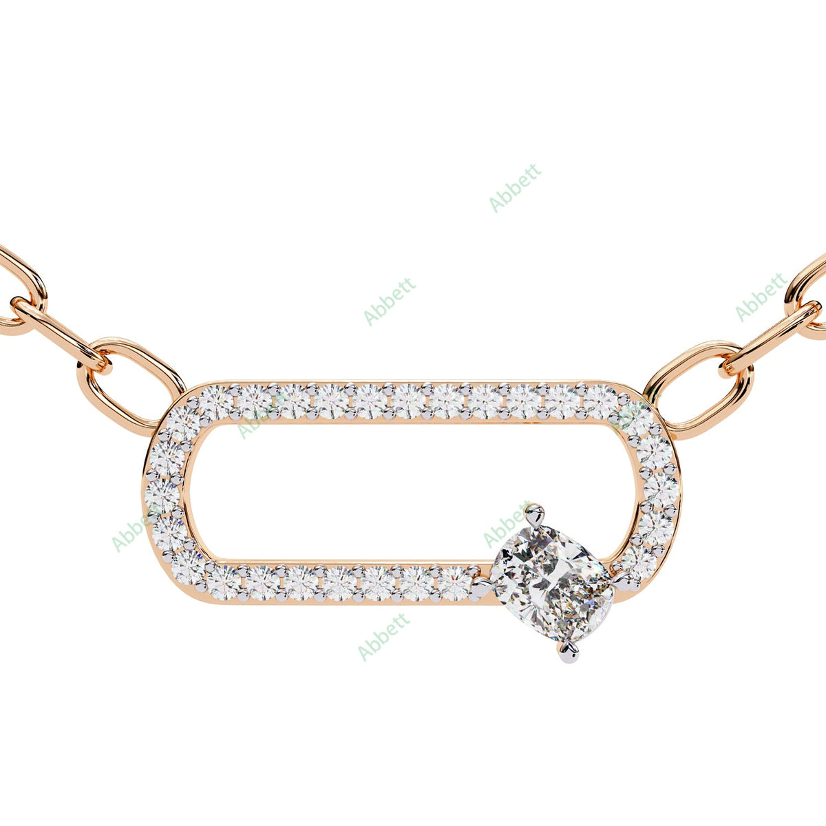 Paperclip Designer Pendant PE1249