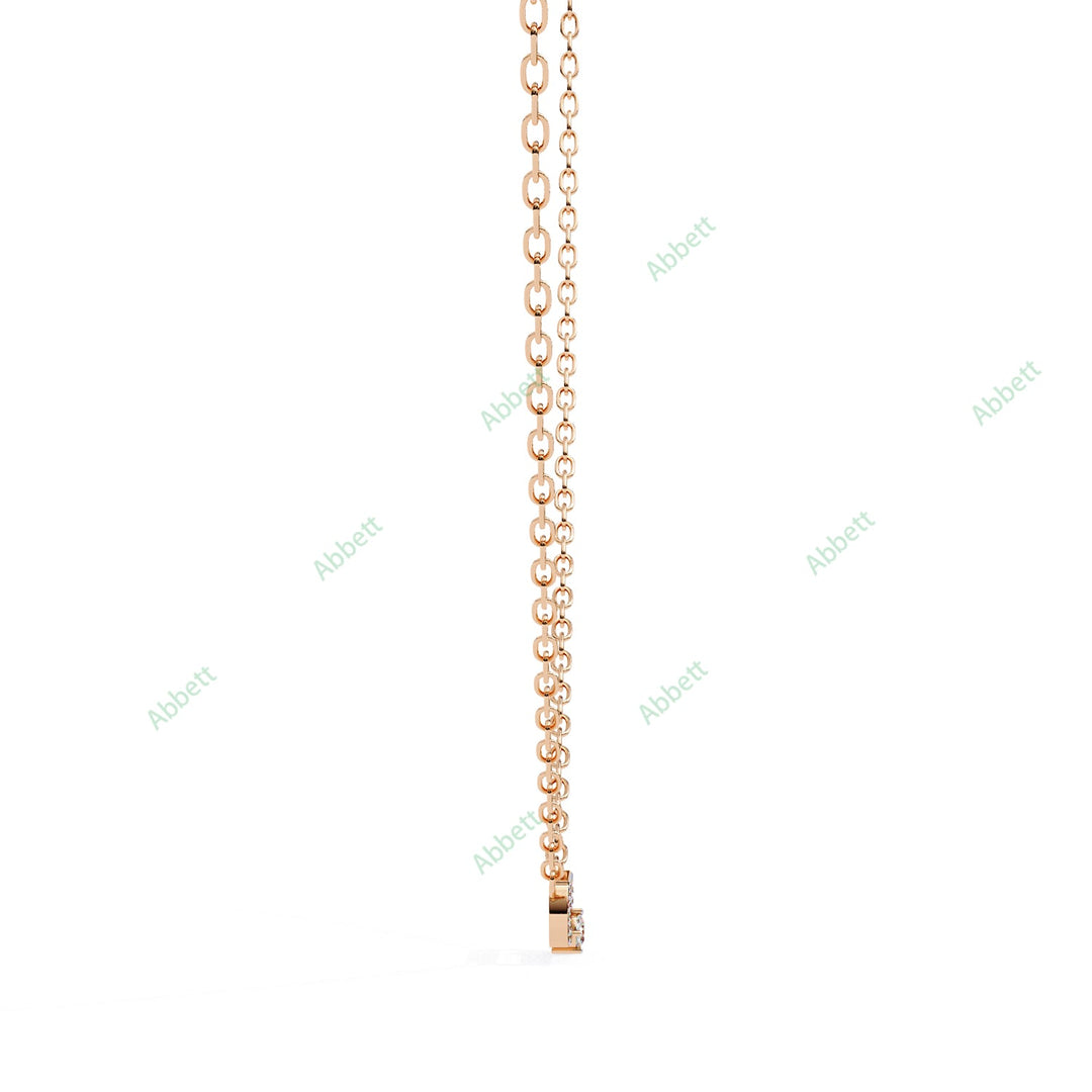 Round Paperclip Pendant PE1249