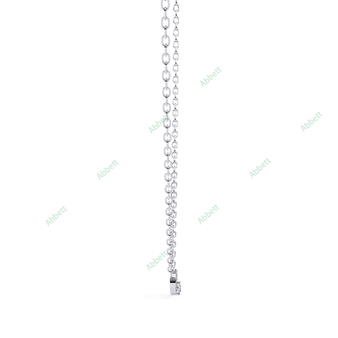 Round Paperclip Pendant PE1249