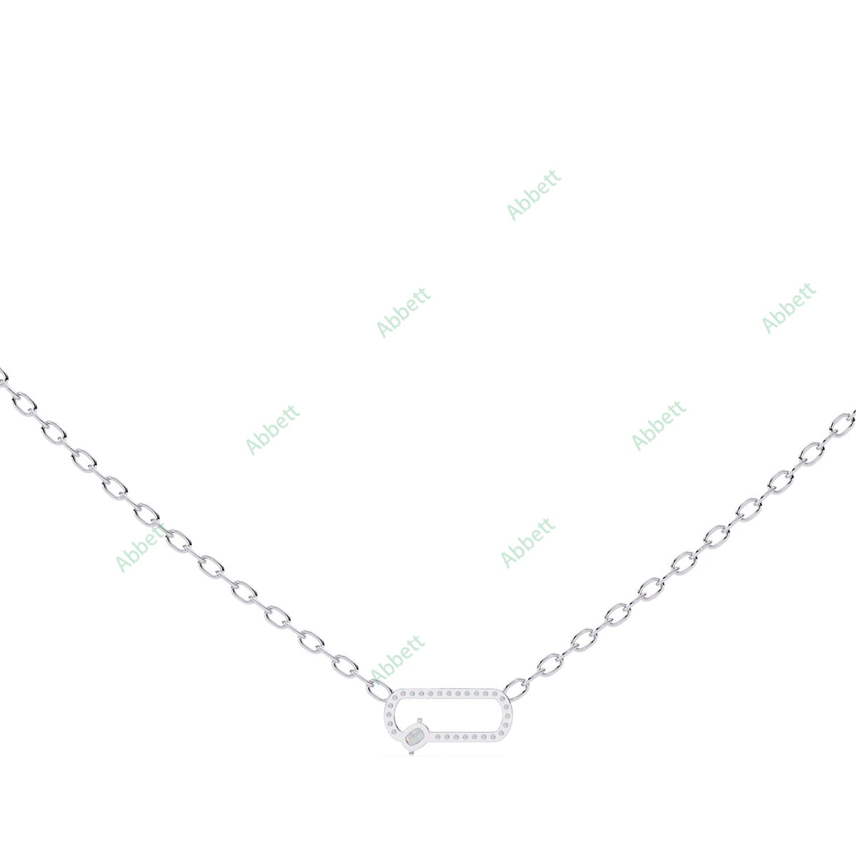 Paperclip Designer Pendant PE1249