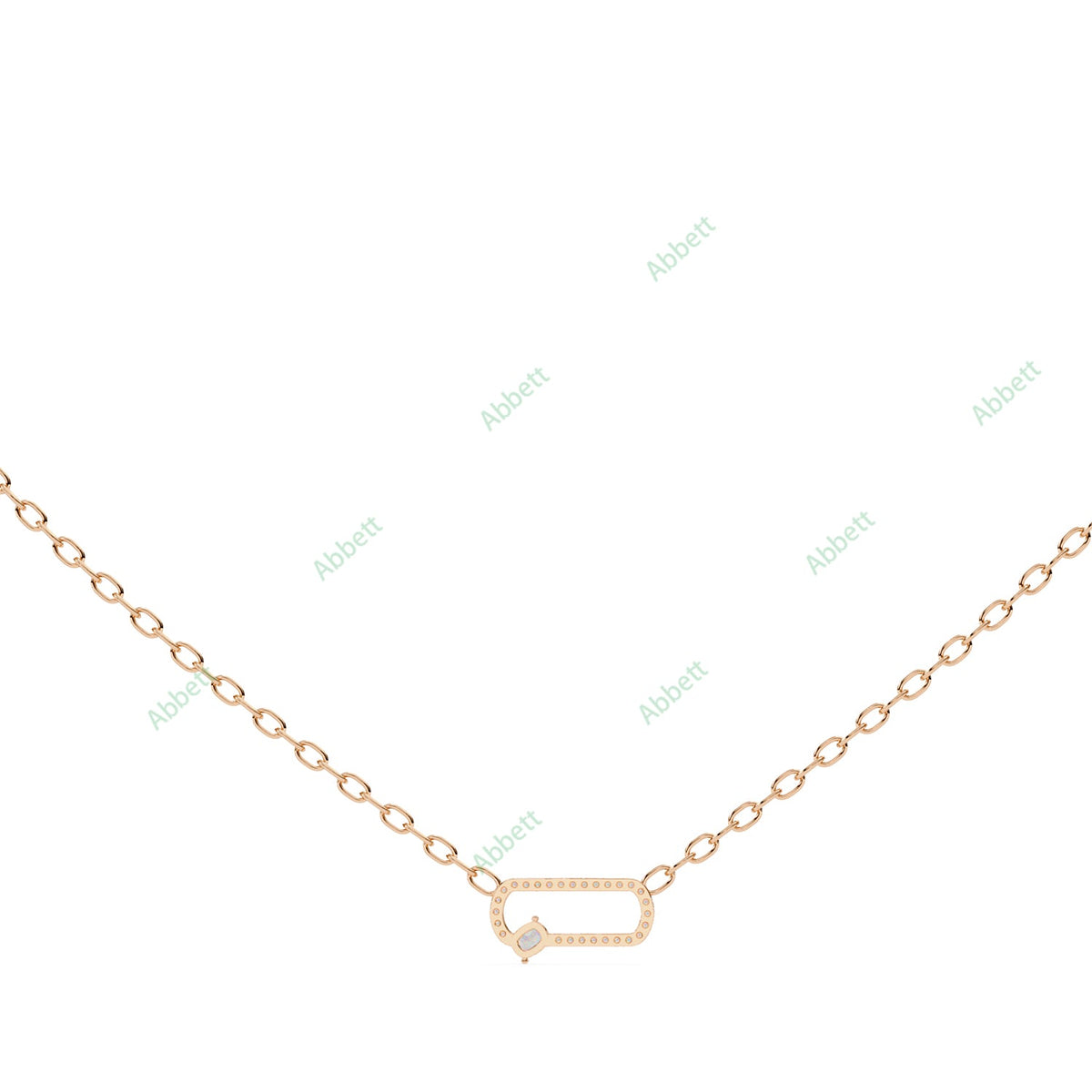 Paperclip Designer Pendant PE1249