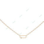 Load image into Gallery viewer, Round Paperclip Pendant PE1249
