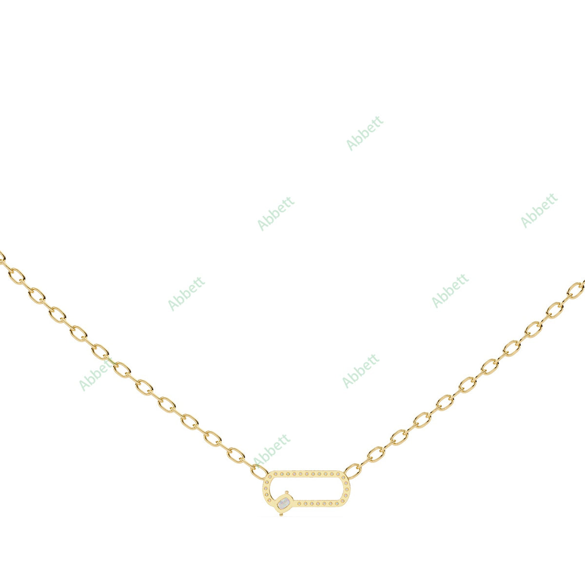 Paperclip Designer Pendant PE1249
