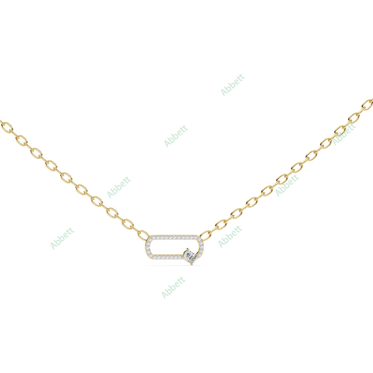 Paperclip Designer Pendant PE1249