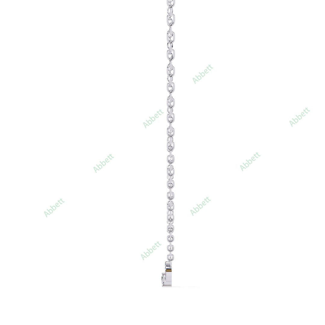 Round Paperclip Pendant PE1249