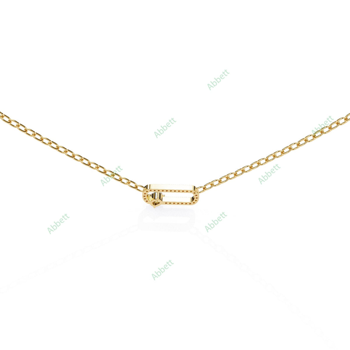 Paperclip Designer Pendant PE1249
