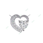 Load image into Gallery viewer, Heart Floating Pendant PE1251
