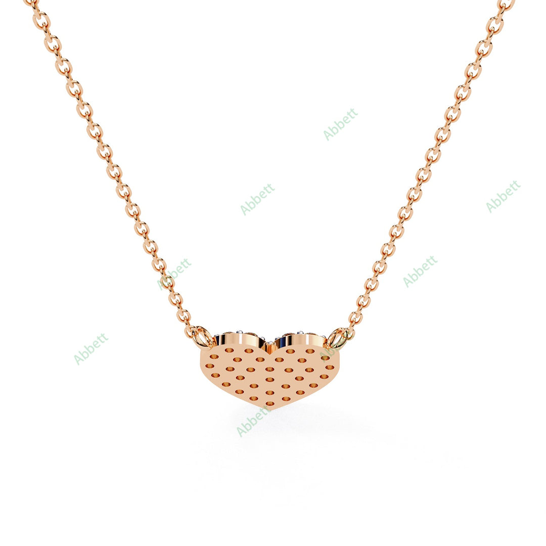 Round Heart Pendant PE1255