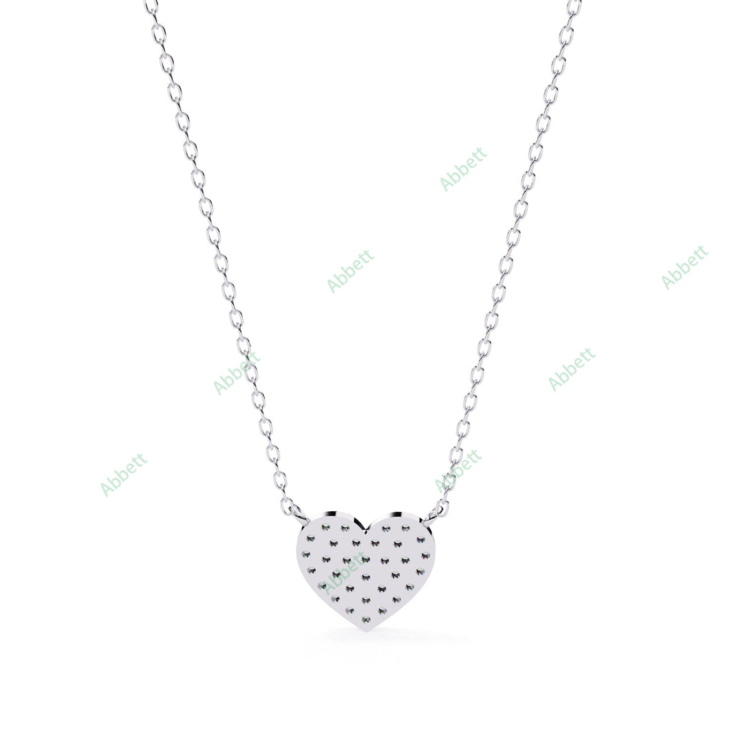 Round Heart Pendant PE1255