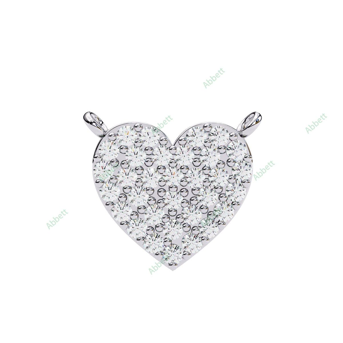 Cluster Heart Pendant PE1255