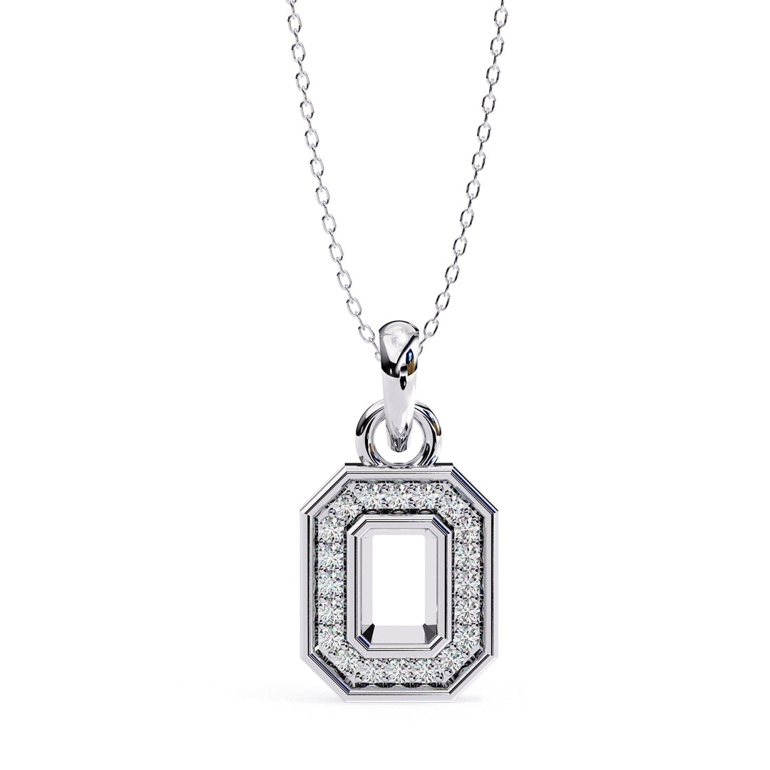 Emerald Halo Pendant PE1256