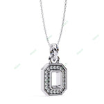 Load image into Gallery viewer, Emerald Halo Pendant PE1256
