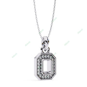 Emerald Halo Pendant PE1256