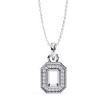 Load image into Gallery viewer, Emerald Halo Pendant PE1256
