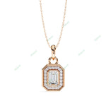 Load image into Gallery viewer, Emerald Halo Pendant PE1258
